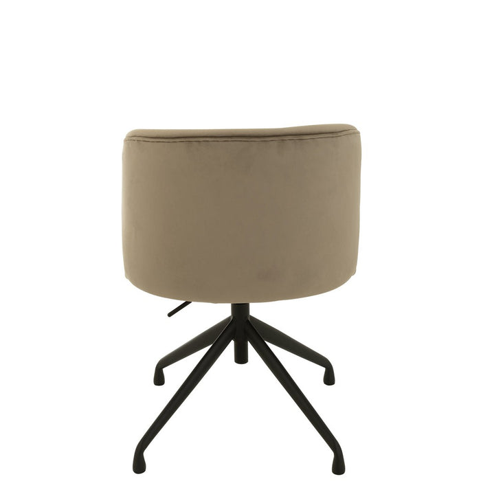 Eetkamerstoel Grijs Metaal 48 cm 48x56x48 cm 35013-Eetkamerstoelen-J-Line