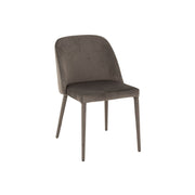 Eetkamerstoel Grijs Metaal 51 cm 51x58x80 cm-Eetkamerstoelen-J-Line