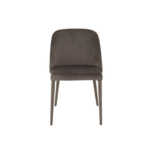 Eetkamerstoel Grijs Metaal 51 cm-Eetkamerstoelen-J-Line