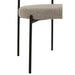 Eetkamerstoel Grijs Metaal 52 cm 52.5x51x76.5 cm-Eetkamerstoelen-J-Line