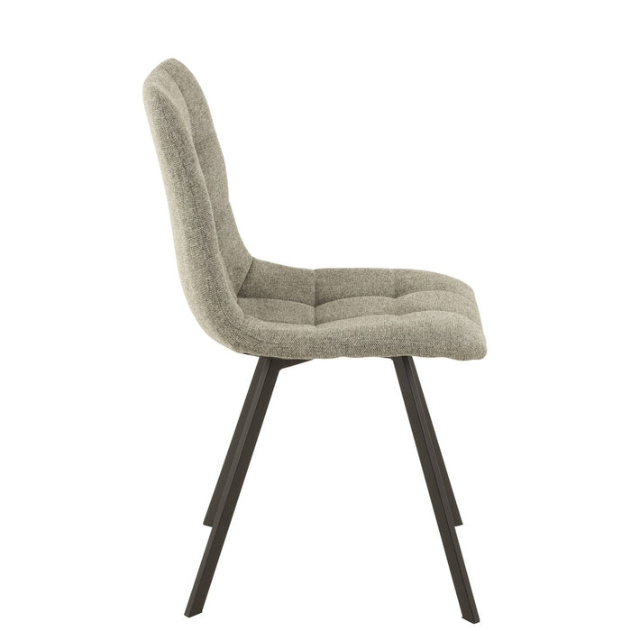 Eetkamerstoel Grijs Multiplex 47 cm-Eetkamerstoelen-J-Line