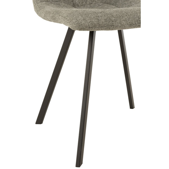 Eetkamerstoel Grijs Multiplex 47 cm-Eetkamerstoelen-J-Line