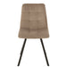 Eetkamerstoel Grijs Polyester 47 cm 47x55x82 cm 15468-Eetkamerstoelen-J-Line