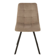 Eetkamerstoel Grijs Polyester 47 cm 47x55x82 cm 15468-Eetkamerstoelen-J-Line