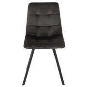 Eetkamerstoel Grijs Polyester 47 cm 47x55x82 cm 15487-Eetkamerstoelen-J-Line