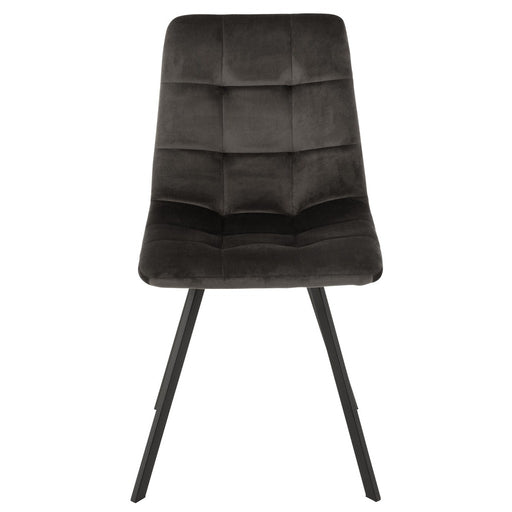 Eetkamerstoel Grijs Polyester 47 cm-Eetkamerstoelen-J-Line