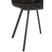 Eetkamerstoel Grijs Polyester 47 cm-Eetkamerstoelen-J-Line