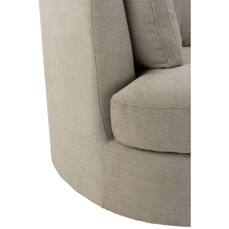Eetkamerstoel Grijs Schuim 107 cm 100x109x89 cm-Eetkamerstoelen-J-Line