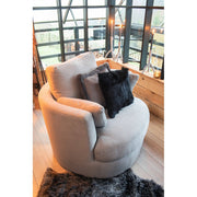 Eetkamerstoel Grijs Schuim 107 cm 100x109x89 cm-Eetkamerstoelen-J-Line