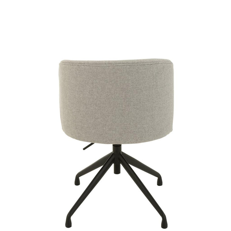 Eetkamerstoel Grijs Schuim 48 cm 48x56x48 cm-Eetkamerstoelen-J-Line