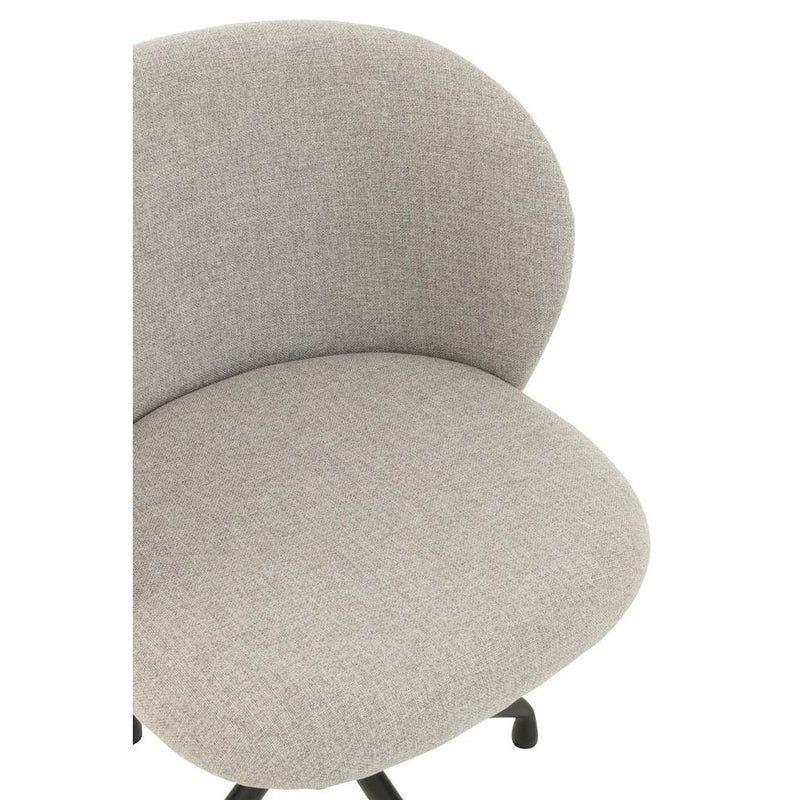 Eetkamerstoel Grijs Schuim 48 cm 48x56x48 cm-Eetkamerstoelen-J-Line