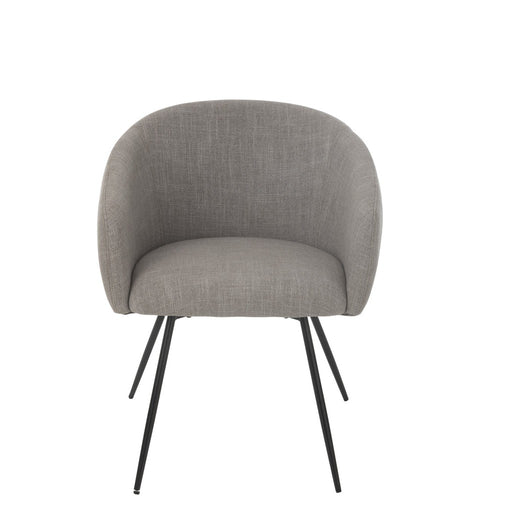Eetkamerstoel Grijs Schuim 62 cm 61x60x75 cm-Eetkamerstoelen-J-Line