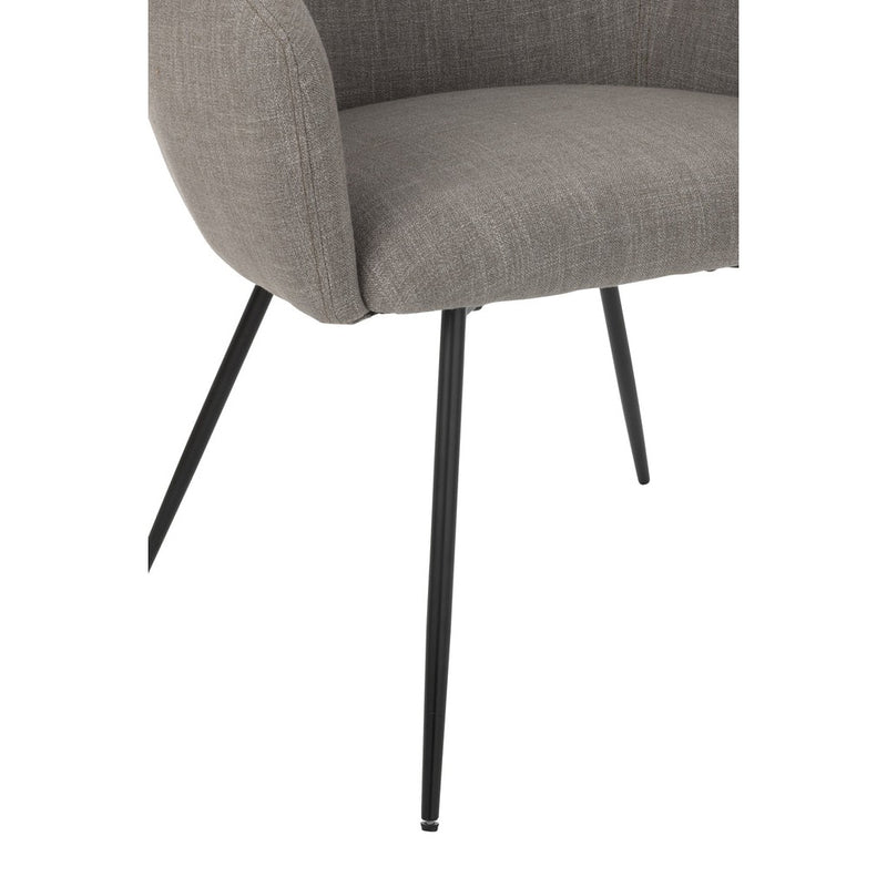 Eetkamerstoel Grijs Schuim 62 cm 61x60x75 cm-Eetkamerstoelen-J-Line