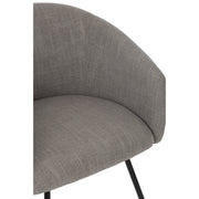 Eetkamerstoel Grijs Schuim 62 cm 61x60x75 cm-Eetkamerstoelen-J-Line