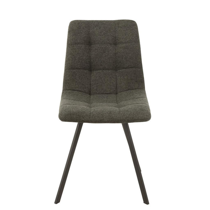 Eetkamerstoel Grijs Sponge 47 cm 47x55x82 cm-Eetkamerstoelen-J-Line