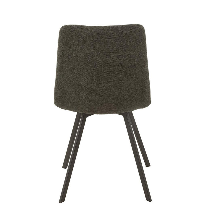Eetkamerstoel Grijs Sponge 47 cm 47x55x82 cm-Eetkamerstoelen-J-Line