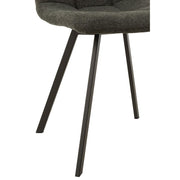 Eetkamerstoel Grijs Sponge 47 cm 47x55x82 cm-Eetkamerstoelen-J-Line