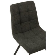 Eetkamerstoel Grijs Sponge 47 cm 47x55x82 cm-Eetkamerstoelen-J-Line