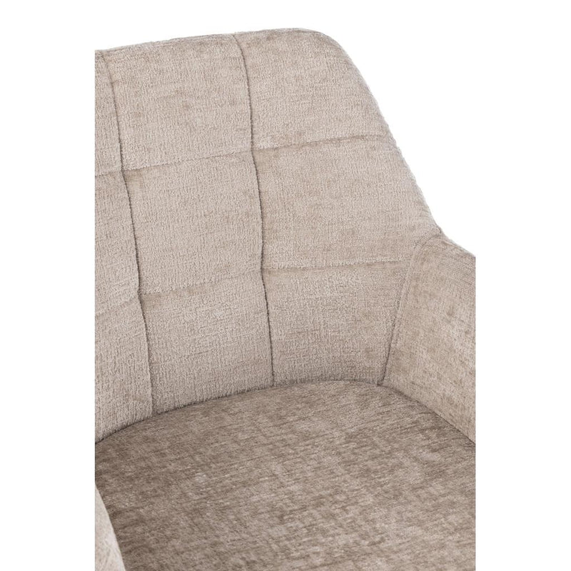 Eetkamerstoel Grijs Sponge 56 cm 56.5x58x85 cm-Eetkamerstoelen-J-Line