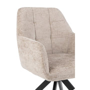 Eetkamerstoel Grijs Sponge 56 cm 56.5x58x85 cm-Eetkamerstoelen-J-Line