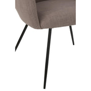 Eetkamerstoel Grijs Stof 62 cm 61x60x75 cm-Eetkamerstoelen-J-Line