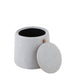 Eetkamerstoel Grijs Stof Rond 42 cm 42x42x43 cm 25045-Poefs-J-Line