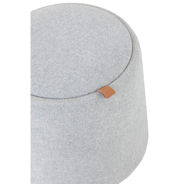 Eetkamerstoel Grijs Stof Rond 42 cm 42x42x43 cm 25045-Poefs-J-Line
