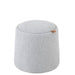 Eetkamerstoel Grijs Stof Rond 42 cm 42x42x43 cm 25045-Poefs-J-Line