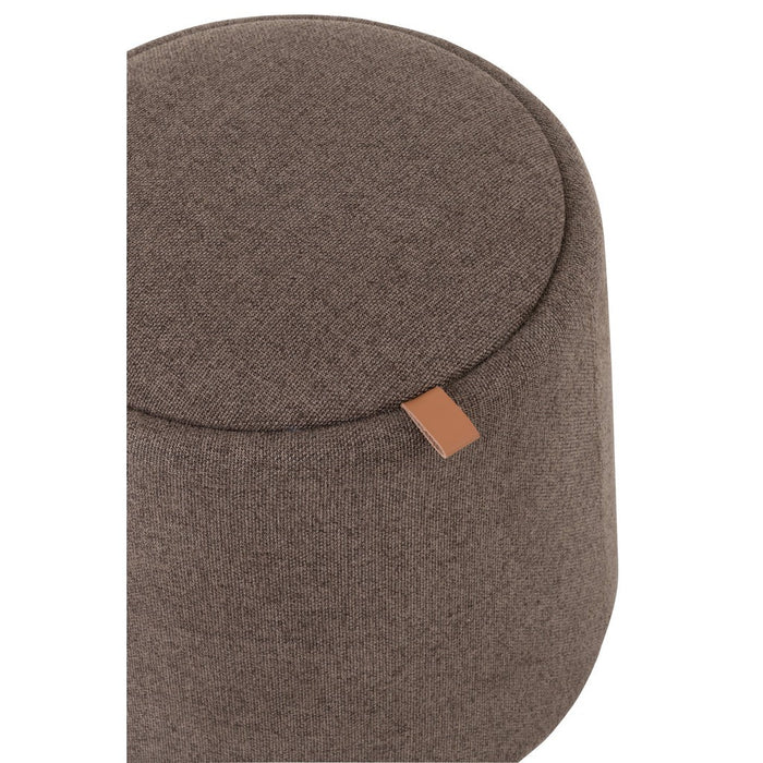 Eetkamerstoel Grijs Stof Rond 42 cm-Eetkamerstoelen-J-Line