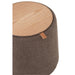 Eetkamerstoel Grijs Stof Rond 42 cm - Grijs/greige - 25047-Eetkamerstoelen-J-Line