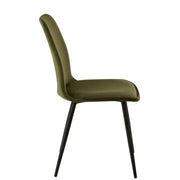 Eetkamerstoel Groen Eucalyptus hout 44 cm 44.5x46.5x86 cm-Eetkamerstoelen-J-Line