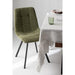Eetkamerstoel Groen Metaal 45 cm 45x55x85 cm-Eetkamerstoelen-J-Line