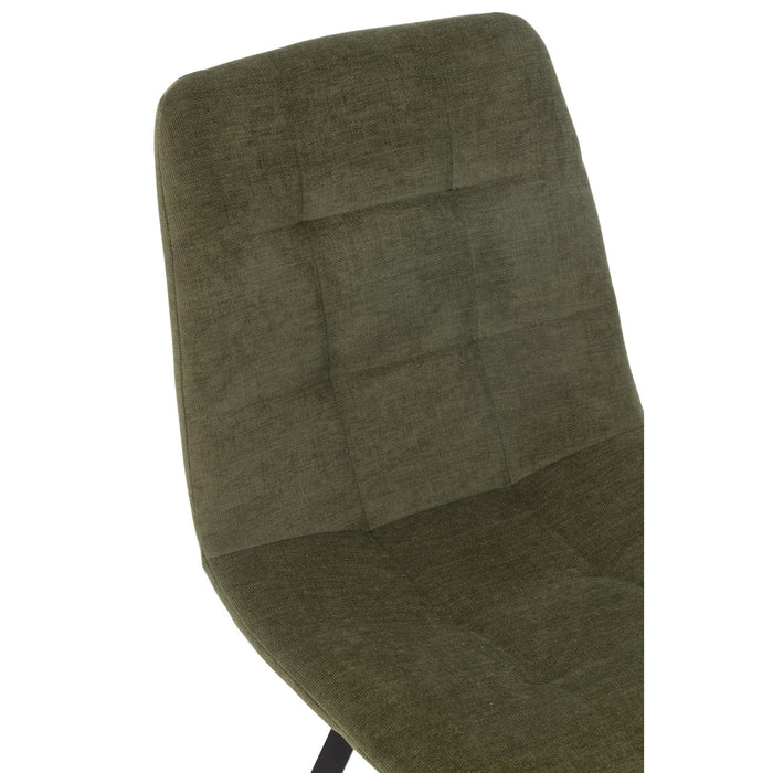 Eetkamerstoel Groen Metaal 45 cm-Eetkamerstoelen-J-Line