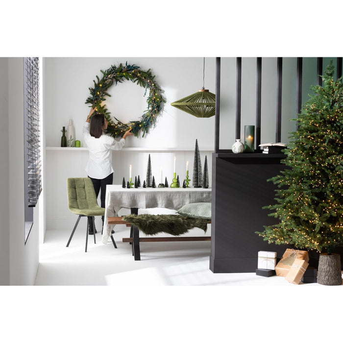 Eetkamerstoel Groen Metaal 45 cm-Eetkamerstoelen-J-Line