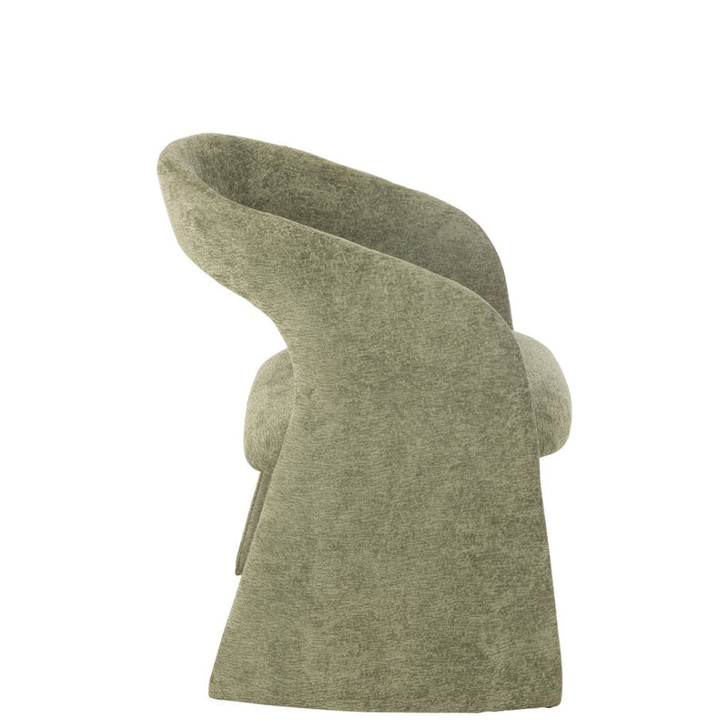 Eetkamerstoel Groen Metaal 66 cm 66x64x80 cm-Eetkamerstoelen-J-Line