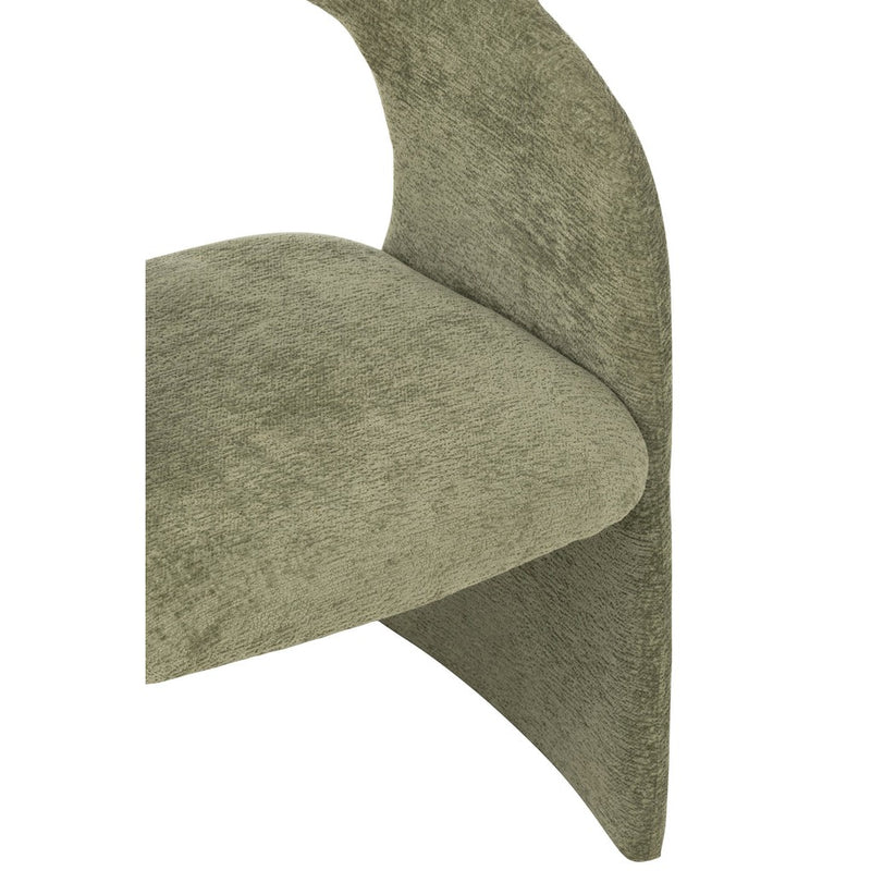 Eetkamerstoel Groen Metaal 66 cm 66x64x80 cm-Eetkamerstoelen-J-Line