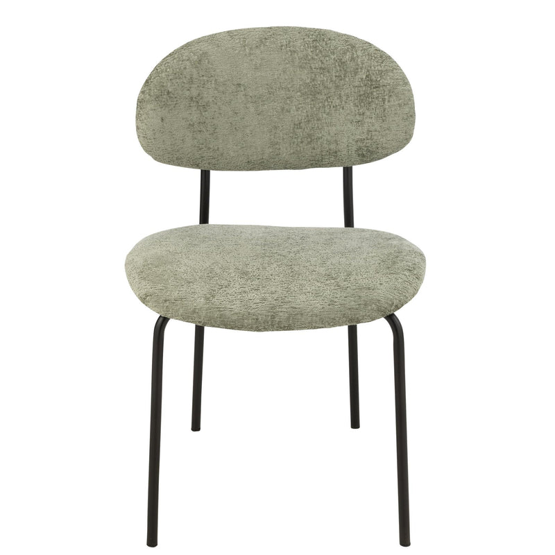 Eetkamerstoel Groen Multiplex 55 cm 55x51x82 cm-Eetkamerstoelen-J-Line