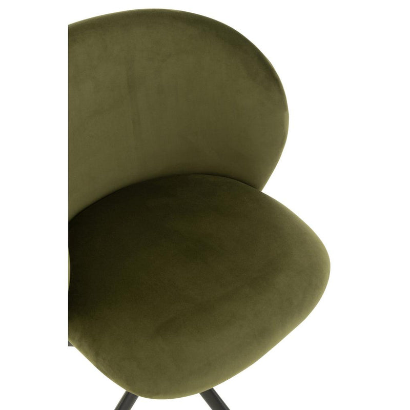 Eetkamerstoel Groen Schuim 48 cm 48x56x48 cm-Eetkamerstoelen-J-Line