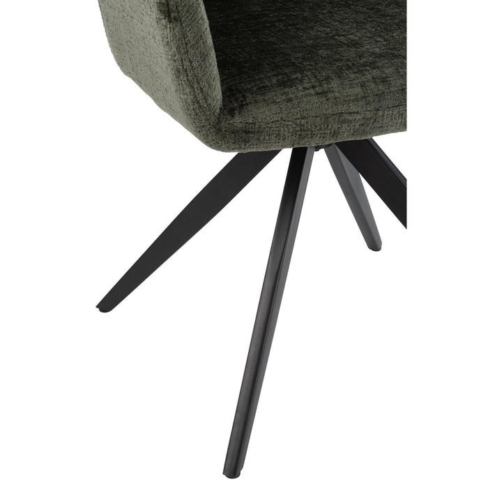 Eetkamerstoel Groen Sponge 56 cm 56.5x58x85 cm-Eetkamerstoelen-J-Line