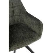 Eetkamerstoel Groen Sponge 56 cm 56.5x58x85 cm-Eetkamerstoelen-J-Line
