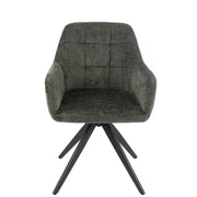 Eetkamerstoel Groen Sponge 56 cm 56.5x58x85 cm-Eetkamerstoelen-J-Line