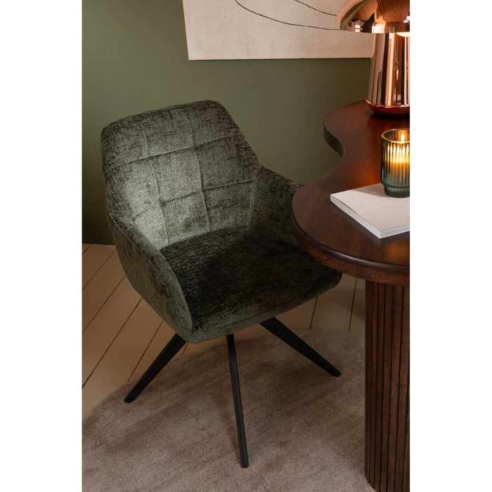 Eetkamerstoel Groen Sponge 56 cm-Eetkamerstoelen-J-Line