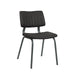 Eetkamerstoel Gusto - Zwart - Kunstleder-Eetkamerstoelen-LABEL51