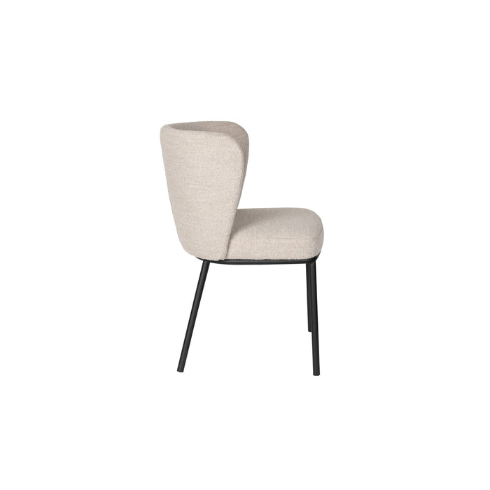 Eetkamerstoel Guus Polyester Beige 53x55 cm-Eetkamerstoelen-Creating Home