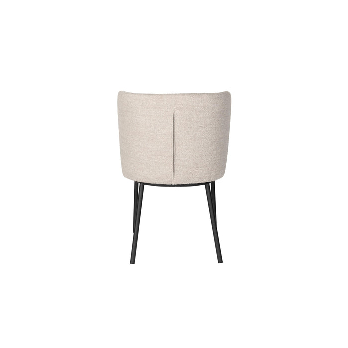 Eetkamerstoel Guus Polyester Beige 53x55 cm-Eetkamerstoelen-Creating Home