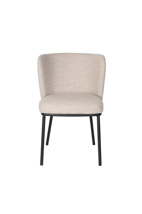 Eetkamerstoel Guus Polyester Beige 53x55 cm-Fauteuils-Creating Home