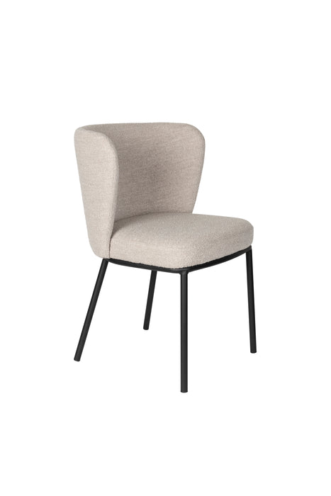 Eetkamerstoel Guus Polyester Beige 53x55 cm-Fauteuils-Creating Home
