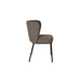 Eetkamerstoel Guus Polyester Bruin 53x55 cm-Eetkamerstoelen-Creating Home