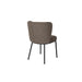 Eetkamerstoel Guus Polyester Bruin 53x55 cm-Eetkamerstoelen-Creating Home