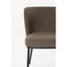 Eetkamerstoel Guus Polyester Bruin 53x55 cm-Eetkamerstoelen-Creating Home